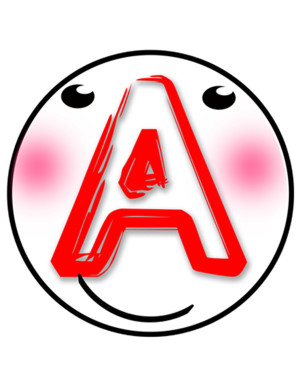 A t8 - 15cm - Sticker/autocollant