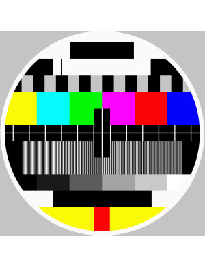Mire TV - 20x20cm - Sticker/autocollant