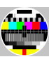 Mire TV - 5x5cm - Sticker/autocollant