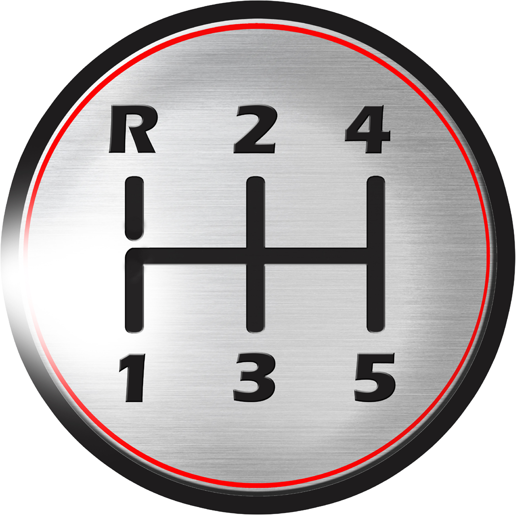 Pommeau de voiture - 20cm - Sticker/autocollant