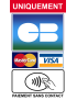 Paiement CB uniquement - 10x5.5cm - Sticker/autocollant