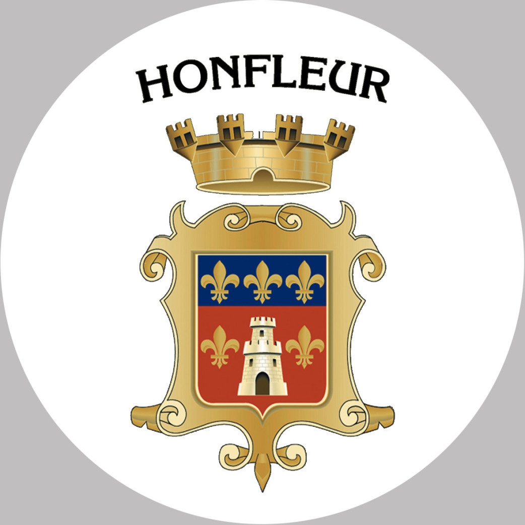 Honfleur (20cm) - Sticker/autocollant
