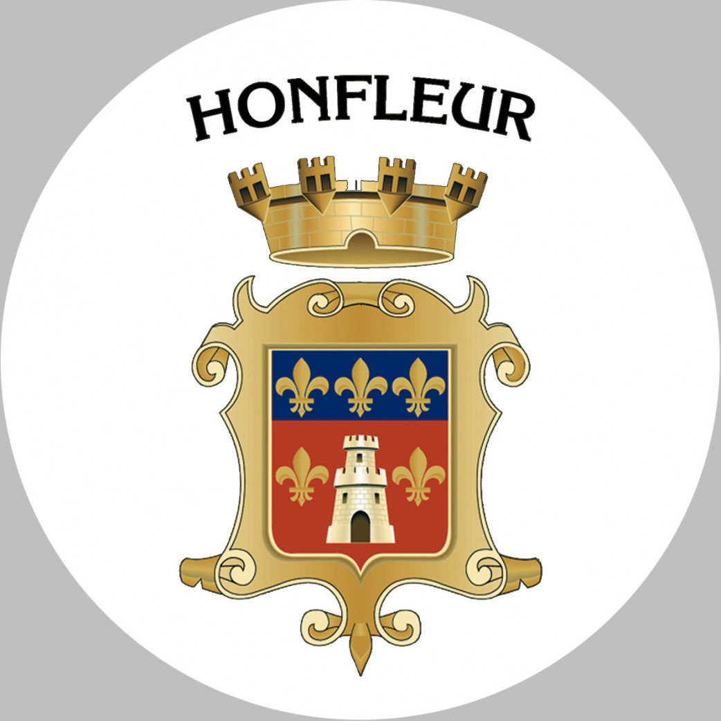 Honfleur (15cm) - Sticker/autocollant