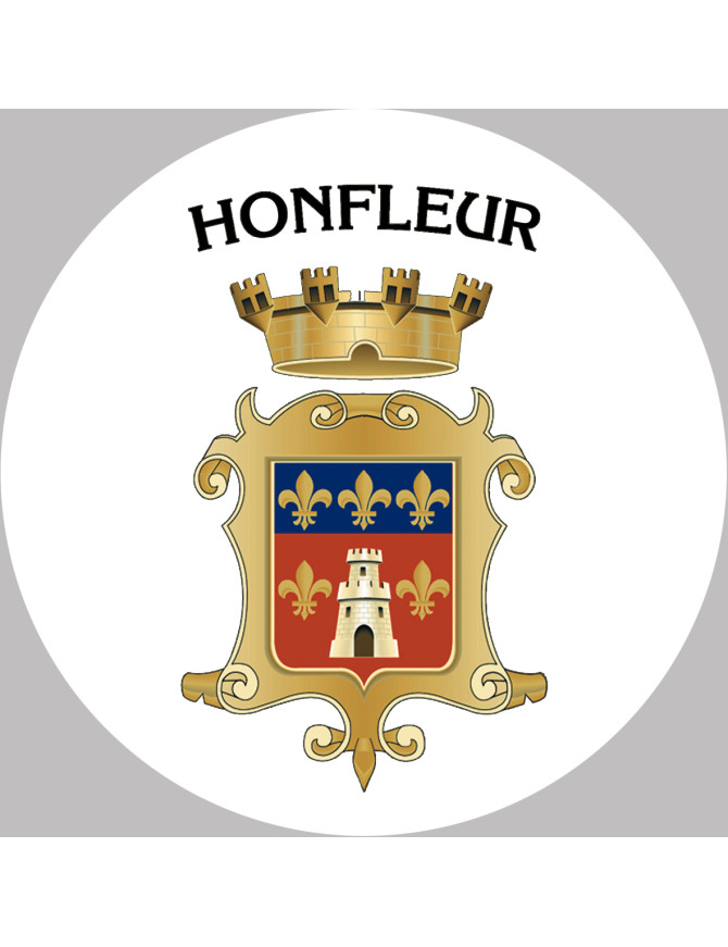 Honfleur (10cm) - Sticker/autocollant Honfleur (10cm) - Sticker/autocollant