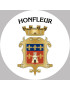 Honfleur (10cm) - Sticker/autocollant