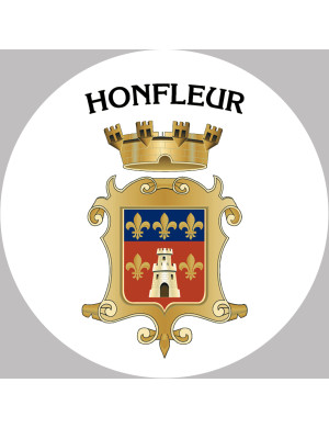 Honfleur (5cm) - Sticker/autocollant