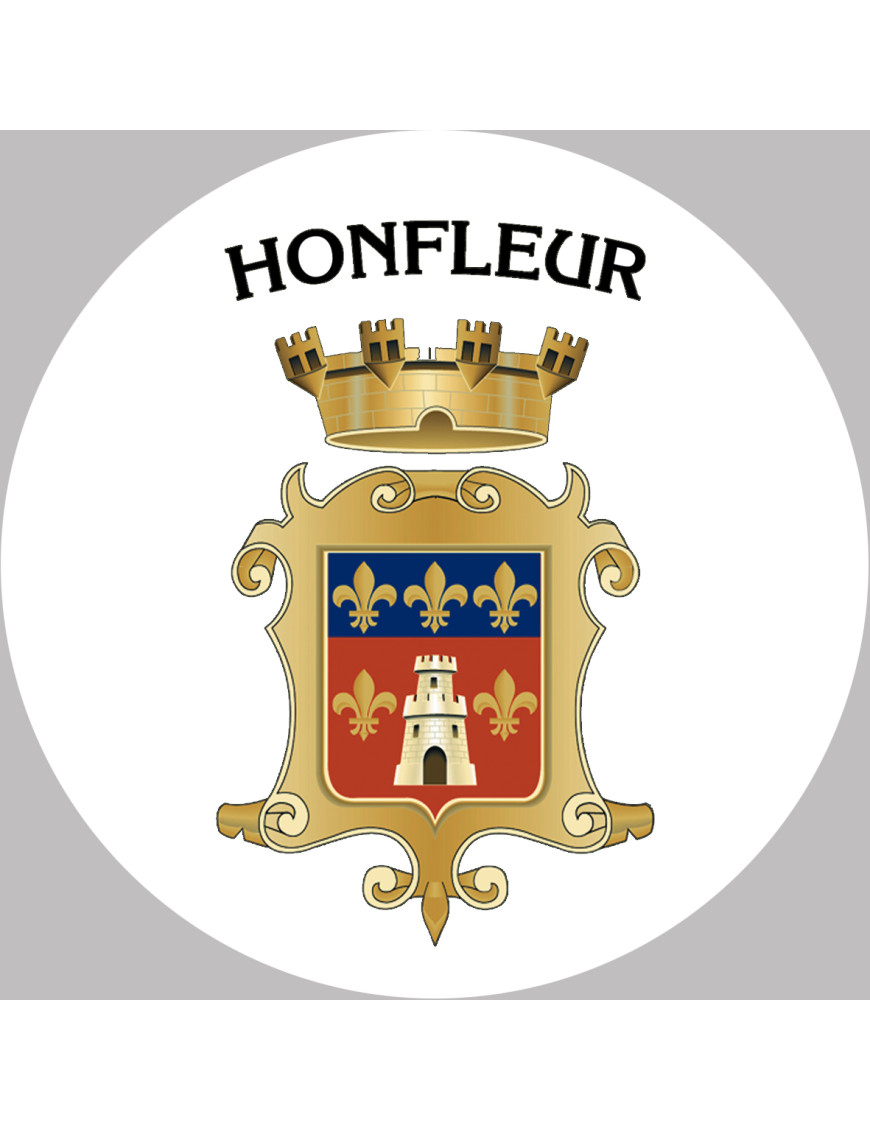 Honfleur (5cm) - Sticker/autocollant