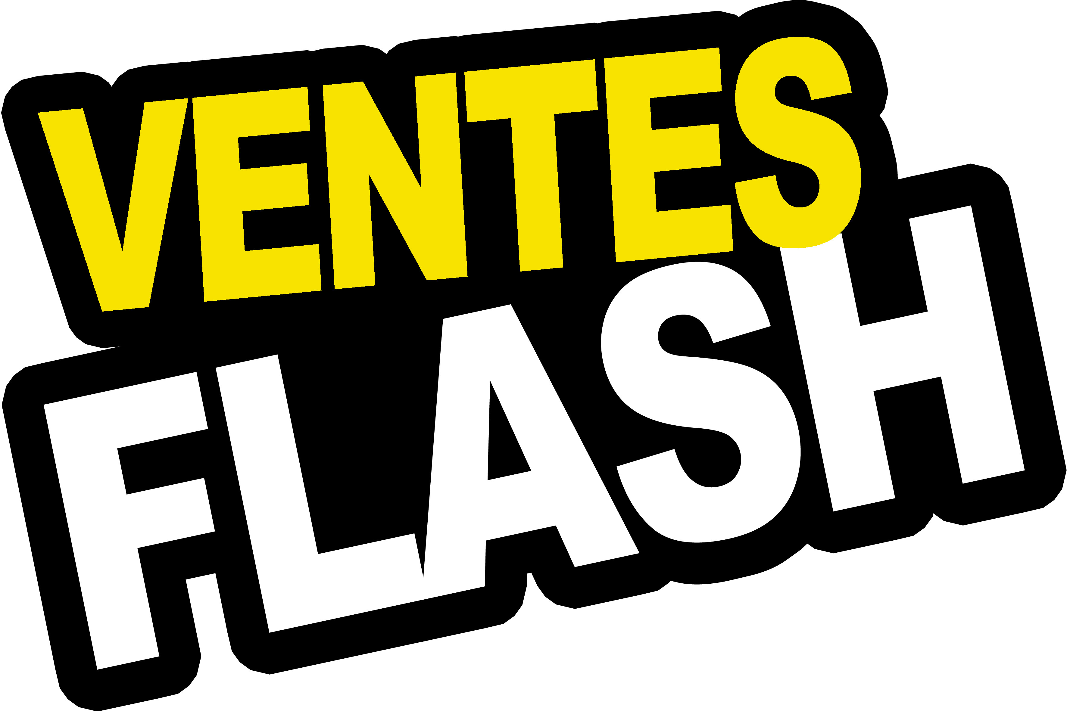 VENTES FLASH - 30x20cm - Sticker/autocollant