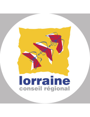 Lorraine - 10x10cm - Sticker/autocollant