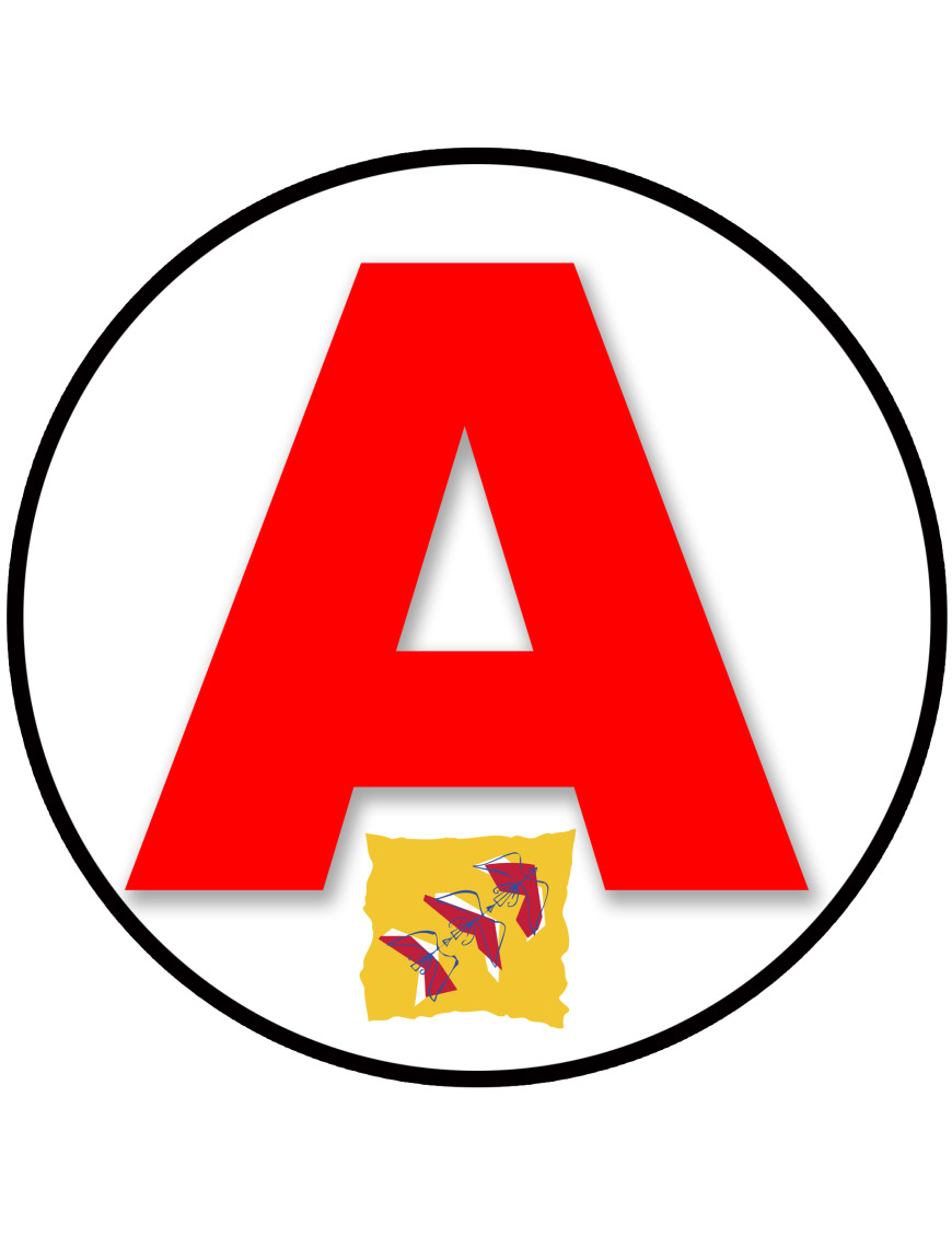 A Lorraine - 15cm - Sticker/autocollant