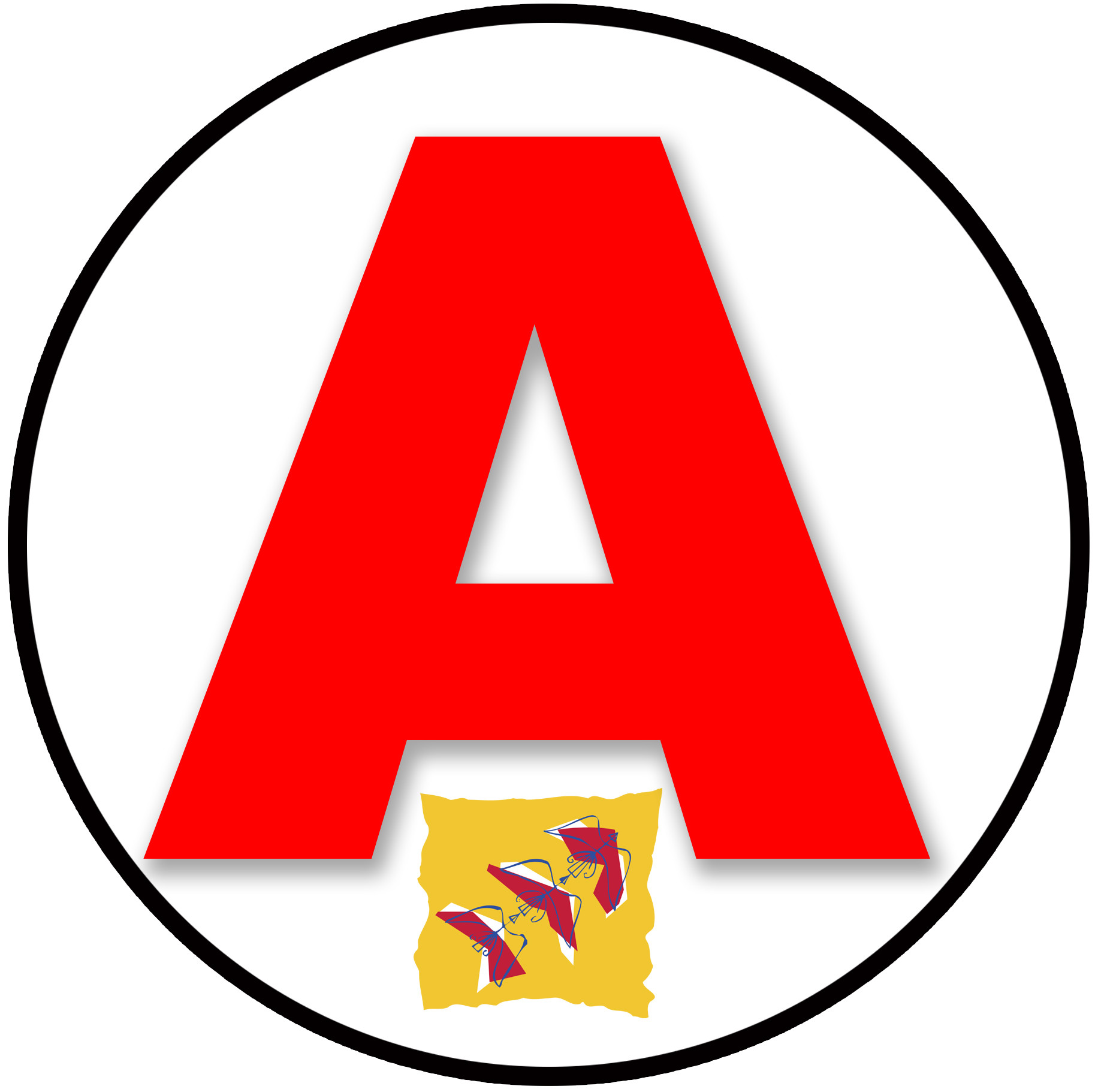A Lorraine - 15cm - Sticker/autocollant
