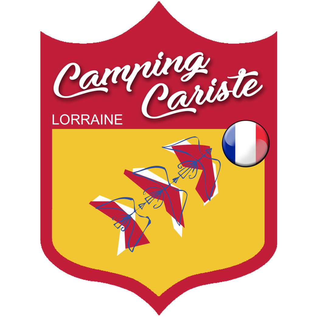 Campingcariste Lorraine - 15x11.2cm - Sticker/autocollant
