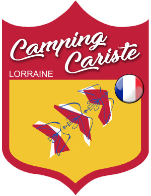Campingcariste Lorraine - 10x7.5cm - Sticker/autocollant