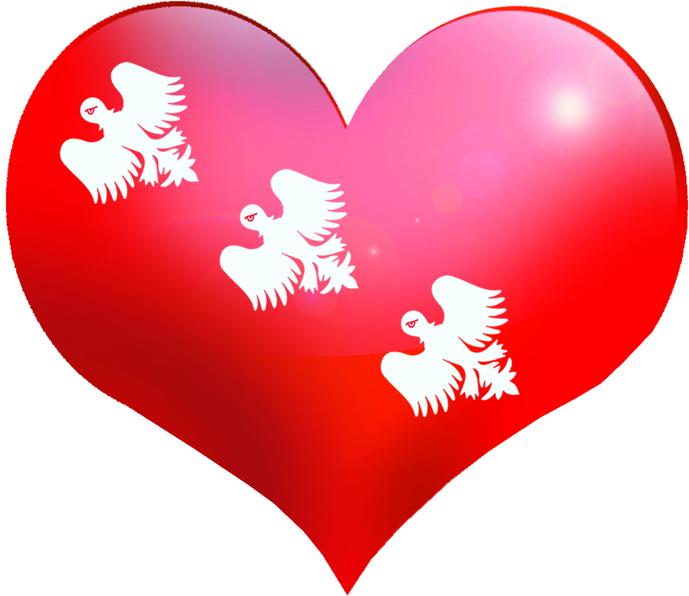 Coeur Lorraine - 5x4.3cm - Sticker/autocollant