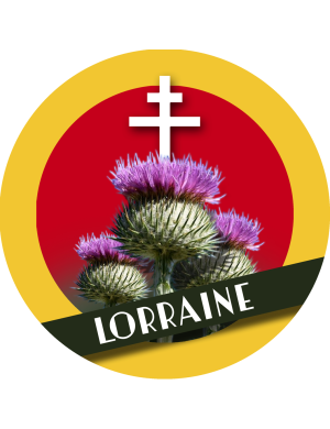 La Lorraine - 10x10cm - Sticker/autocollant