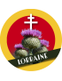 La Lorraine - 10x10cm - Sticker/autocollant