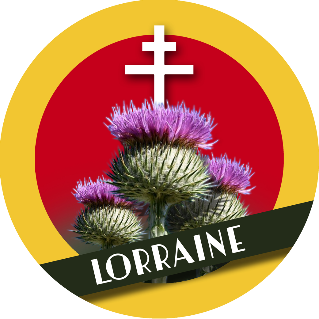 La Lorraine - 5x5cm - Sticker/autocollant