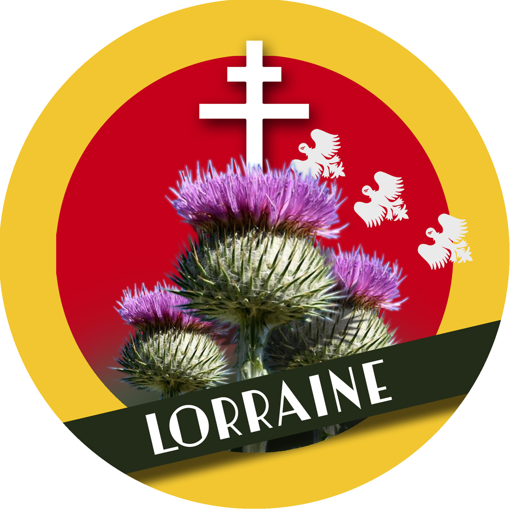 La Lorraine - 5x5cm - Sticker/autocollant