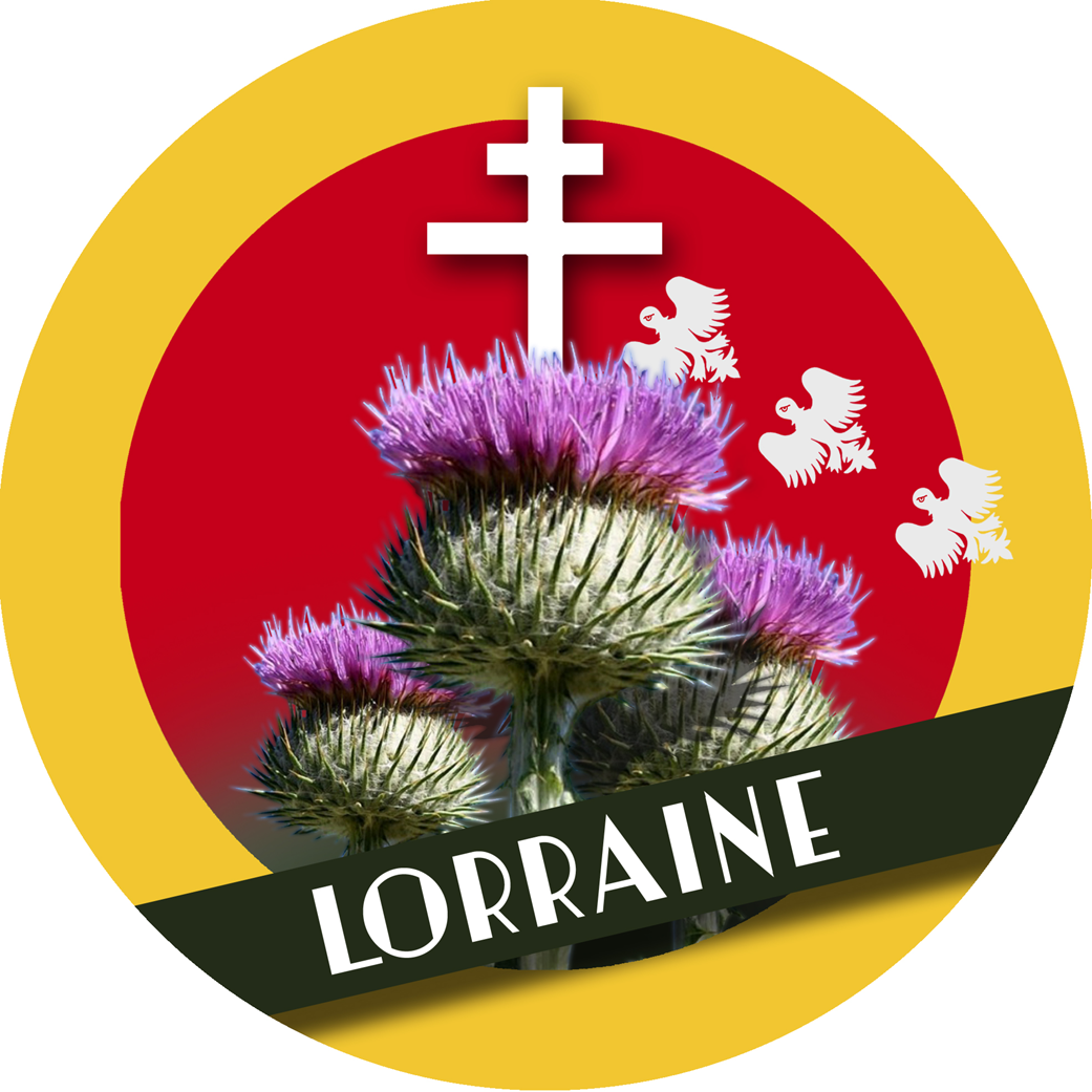 La Lorraine - 5x5cm - Sticker/autocollant