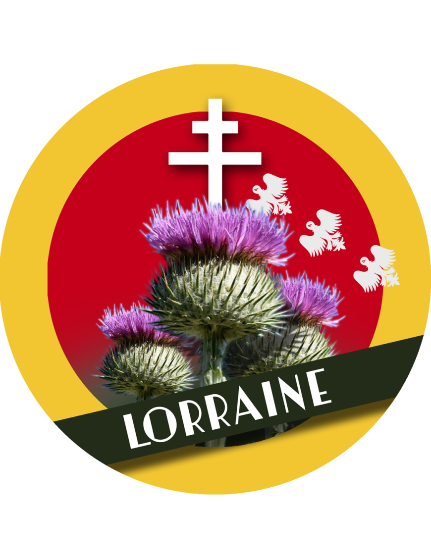 La Lorraine - 10x10cm - Sticker/autocollant