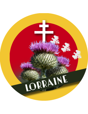 La Lorraine - 15x15cm - Sticker/autocollant