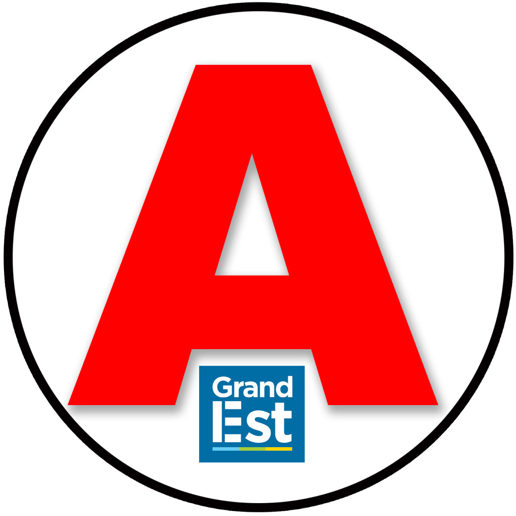 A Grand Est - 15cm - Sticker/autocollant