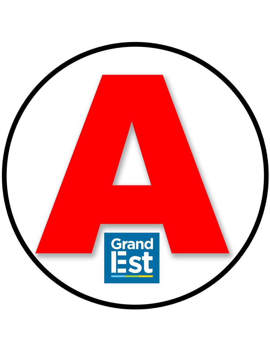 A Grand Est - 15cm - Sticker/autocollant