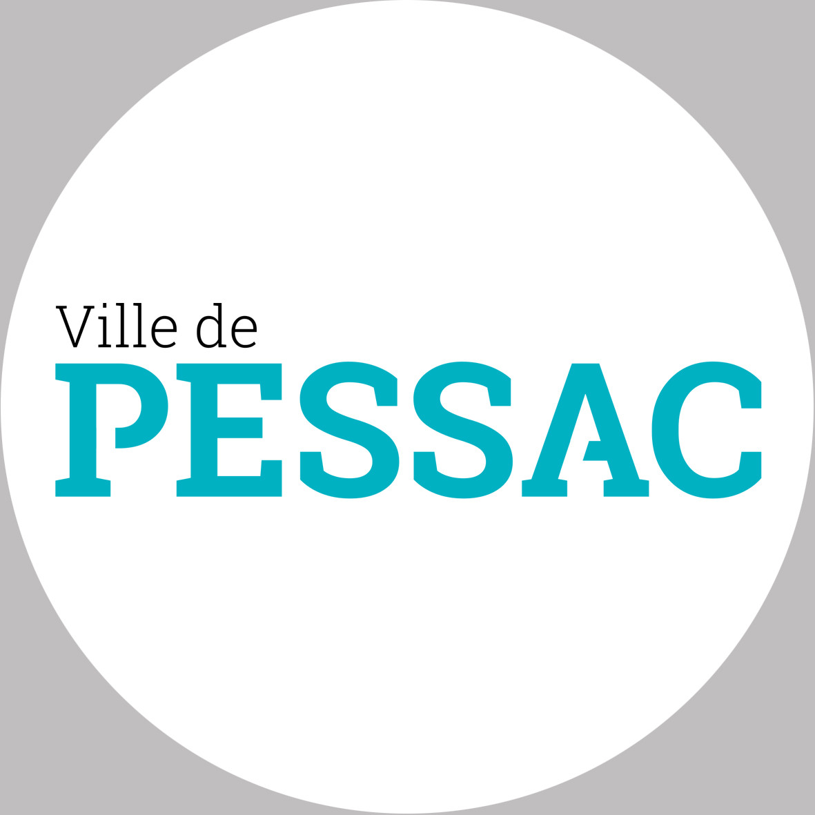 PESSAC (20x20cm) - Sticker/autocollant