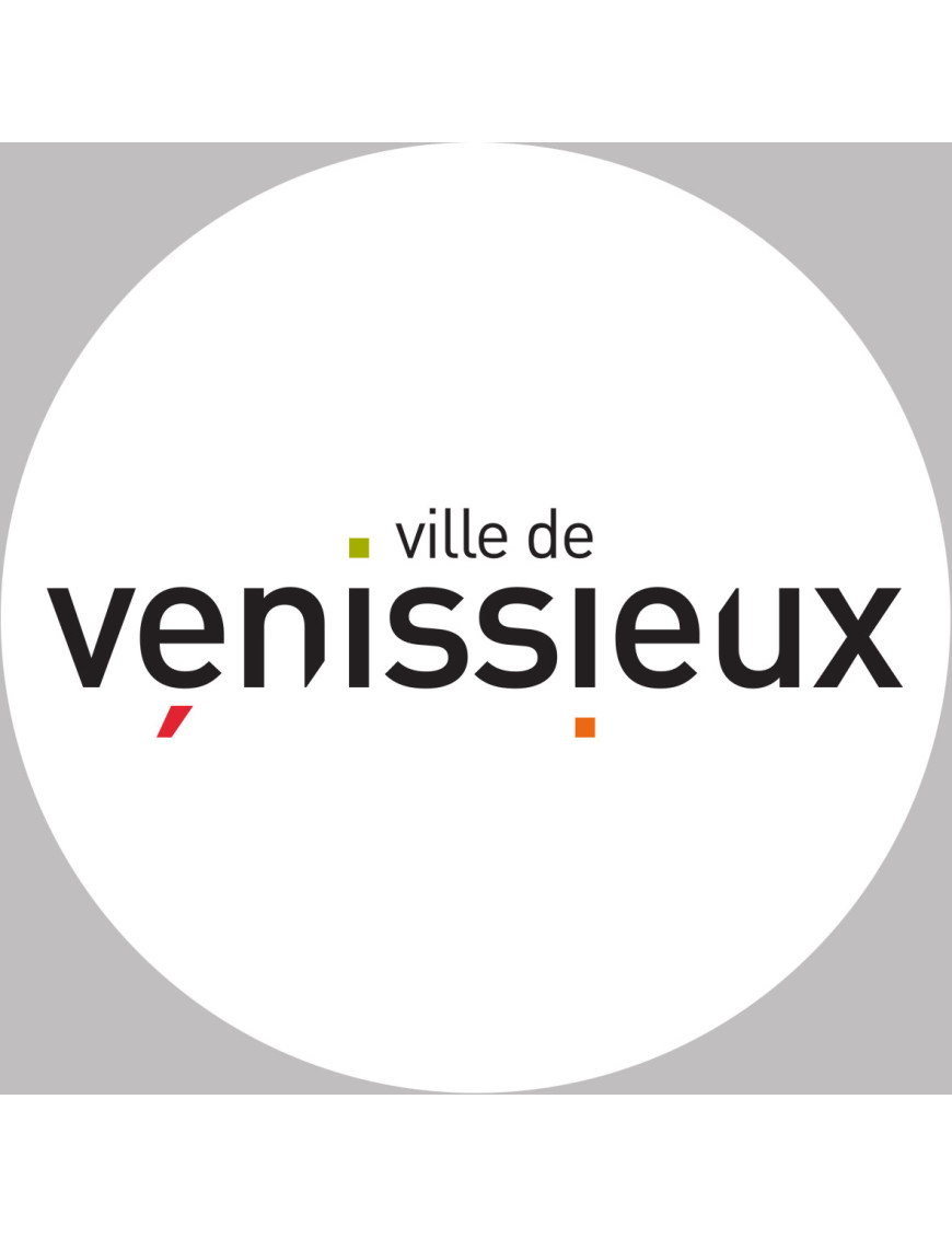 Vénissieux (10x10cm) - Sticker/autocollant