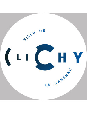 Clichy (5x5cm) - Sticker/autocollant