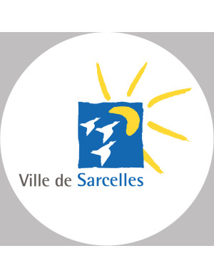 Sarcelles (5x5cm) - Sticker/autocollant