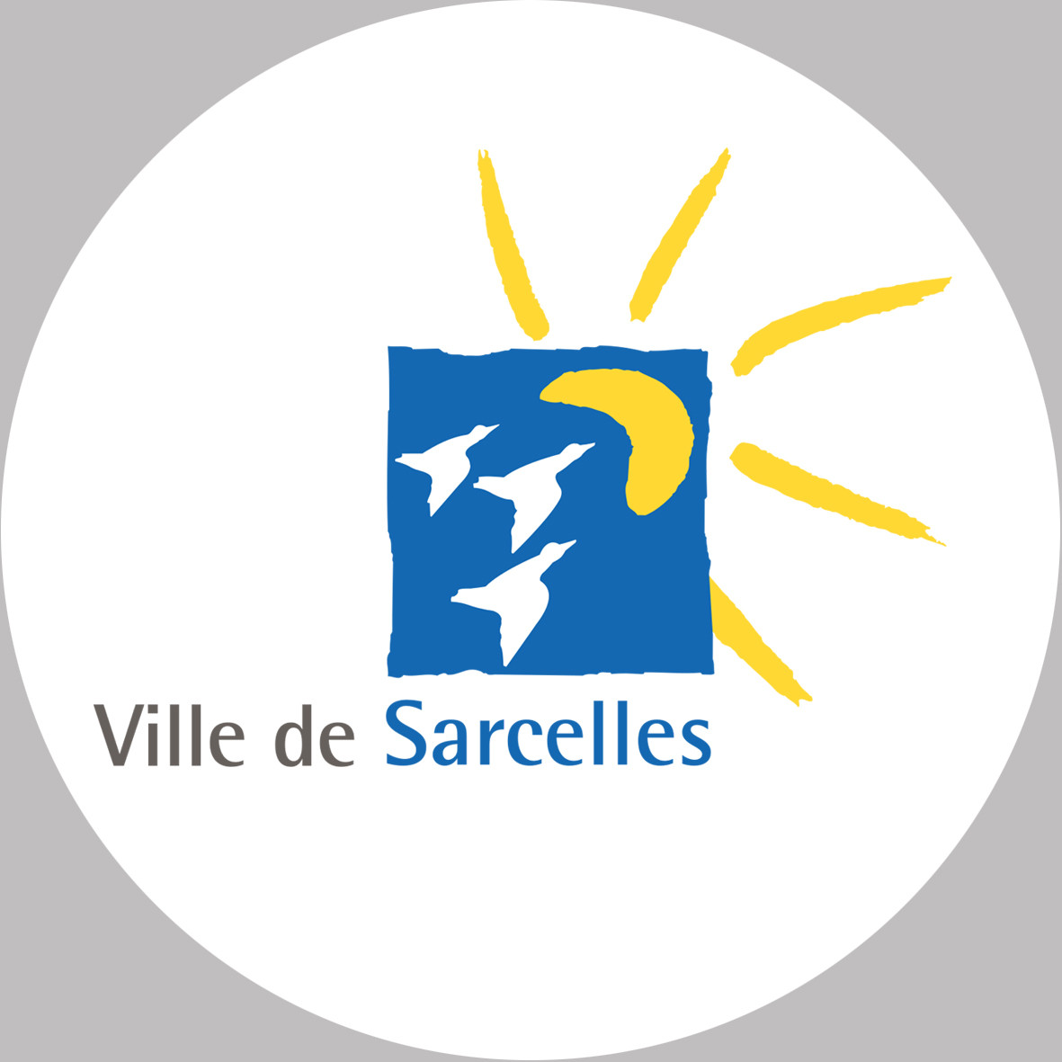 Sarcelles (15x15cm) - Sticker/autocollant