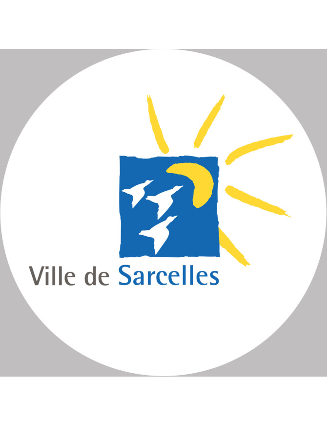Sarcelles (20x20cm) - Sticker/autocollant Sarcelles (20x20cm) - Sticker/autocollant