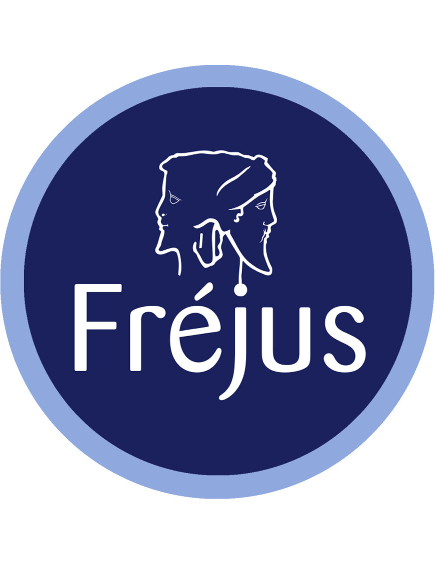 Fréjus (15x15cm) - Sticker/autocollant