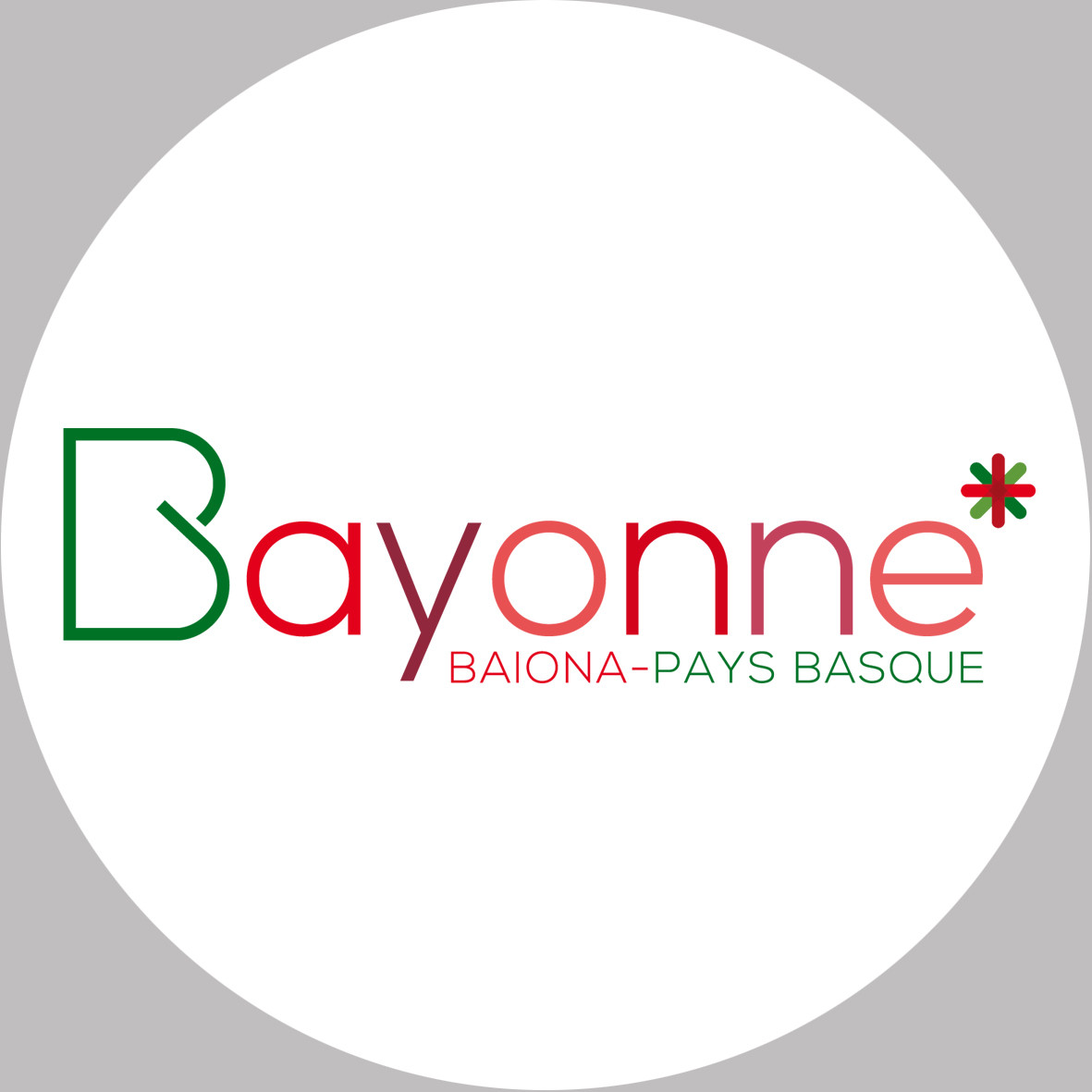 Bayonne (20x20cm) - Sticker/autocollant