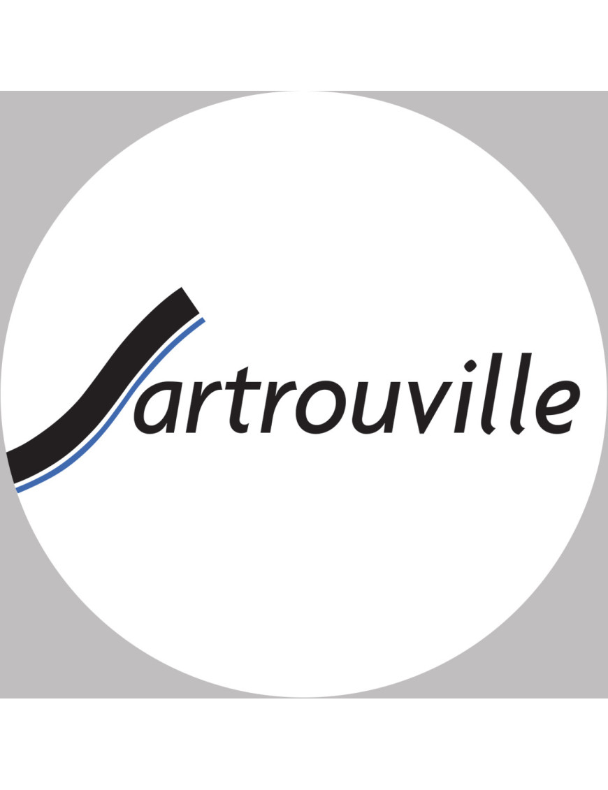 Sartrouville (10x10cm) - Sticker/autocollant