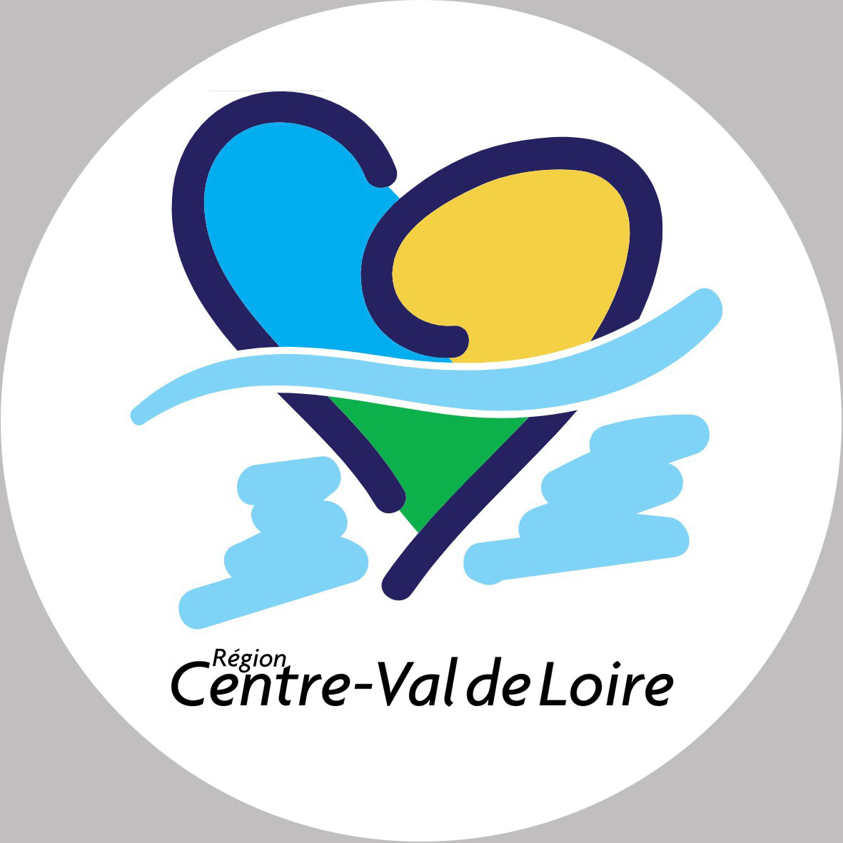Centre Val de Loire - 5cm - Sticker/autocollant