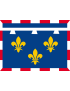 Drapeau Val de Loire - 15x11cm - Sticker/autocollant