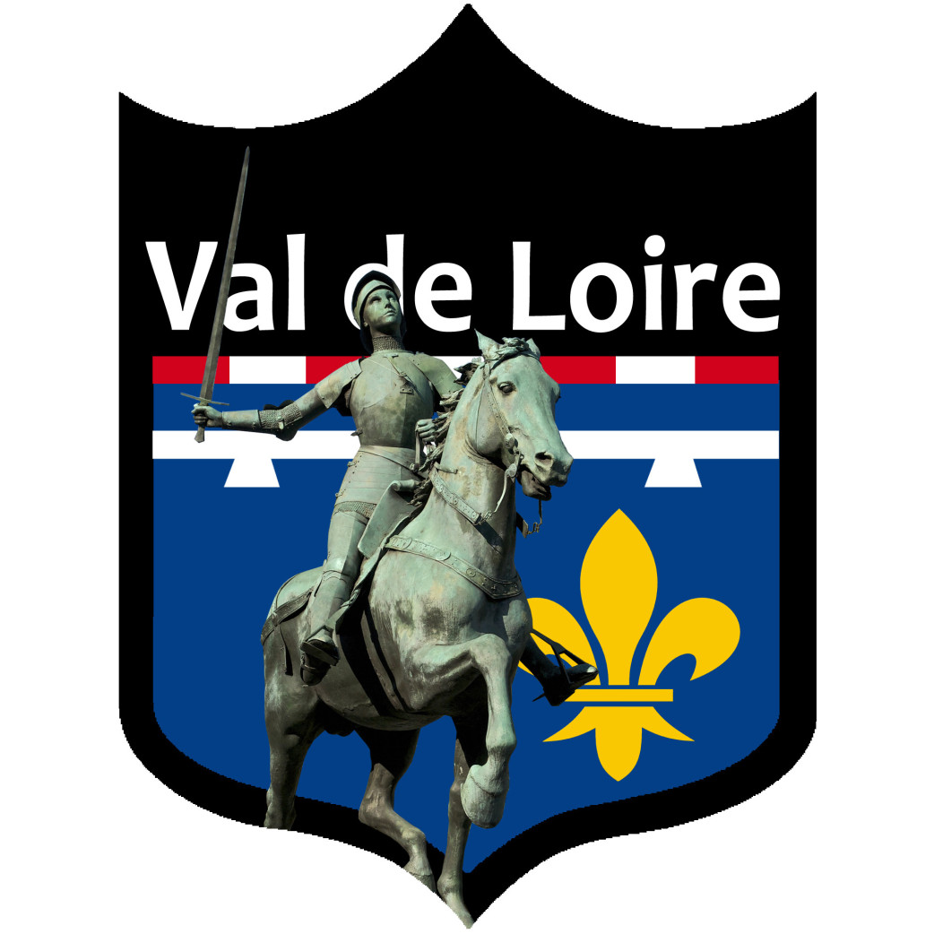 Blason Val de Loire - 20x15cm - Sticker/autocollant