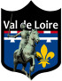 Blason Val de Loire - 15x11.2cm - Sticker/autocollant