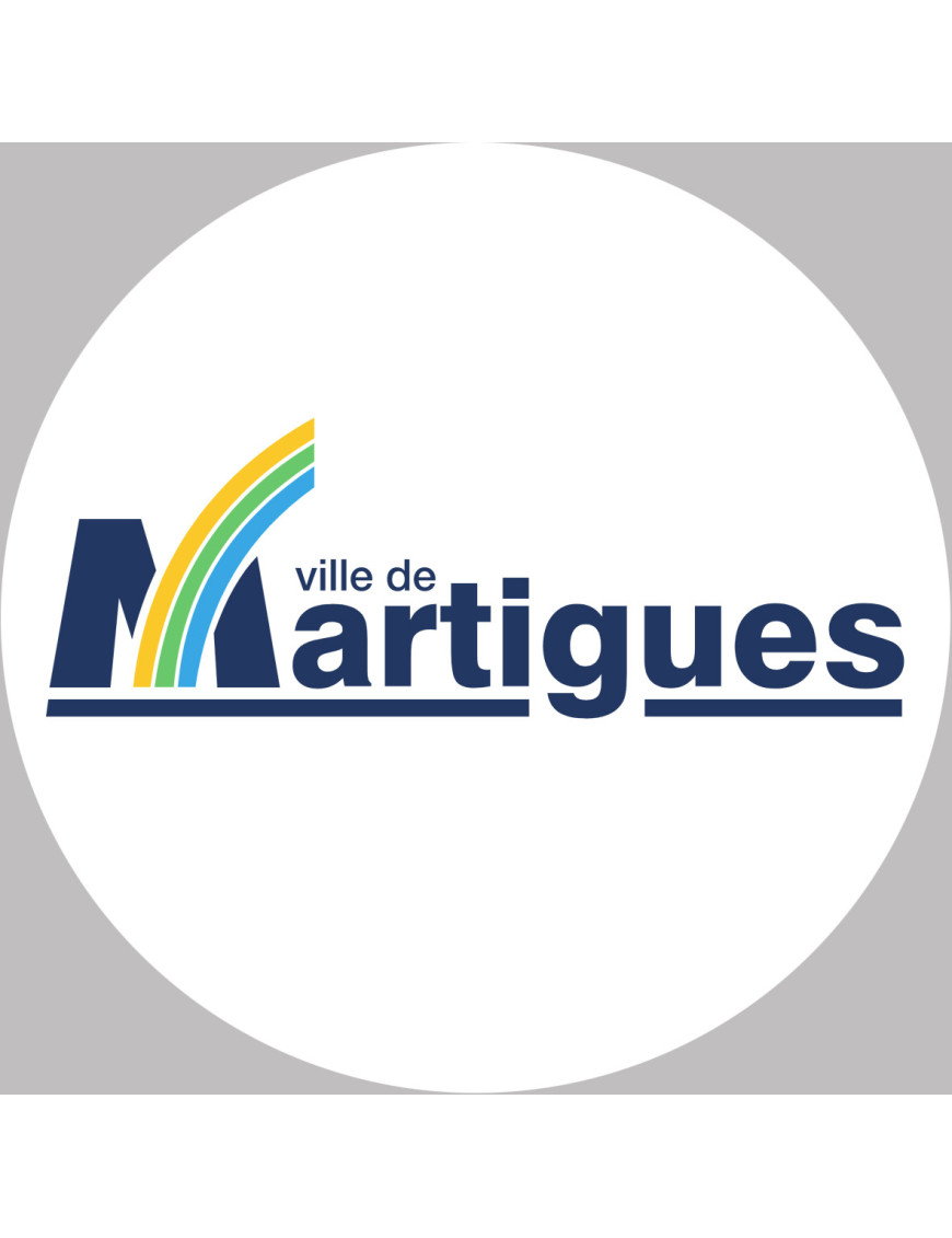 Martigues (15x15cm) - Sticker/autocollant