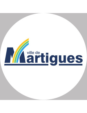 Martigues (5x5cm) - Sticker/autocollant