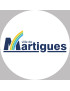 Martigues (5x5cm) - Sticker/autocollant