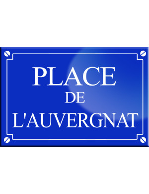 Place de l'Auvergnat - 20x13,2 cm - Sticker/autocollant
