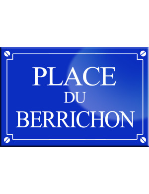 Place de du Berrichon- 20x13,2 cm - Sticker/autocollant