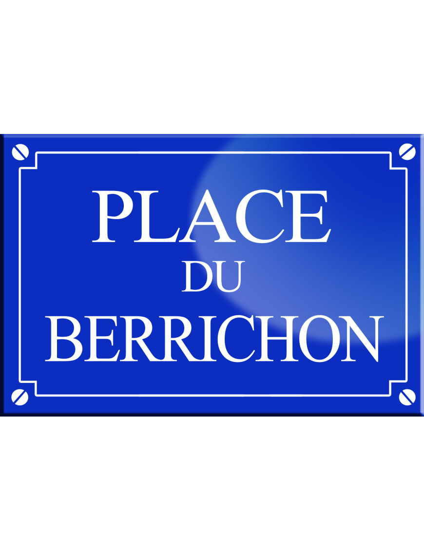 Place du Berrichon - 20x13,2 cm - Sticker/autocollant