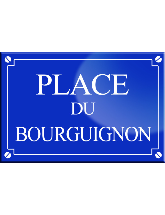 Place du Bourguignon - 20x13,2 cm - Sticker/autocollant Place du Bourguignon - 20x13,2 cm - Sticker/autocollant
