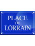 Place du Lorrain - 20x13,2 cm - Sticker/autocollant