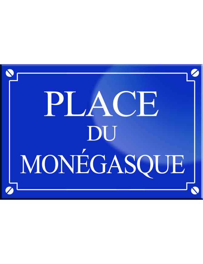 Place du Monégasque - 20x13,2 cm - Sticker/autocollant Place du Monégasque - 20x13,2 cm - Sticker/autocollant
