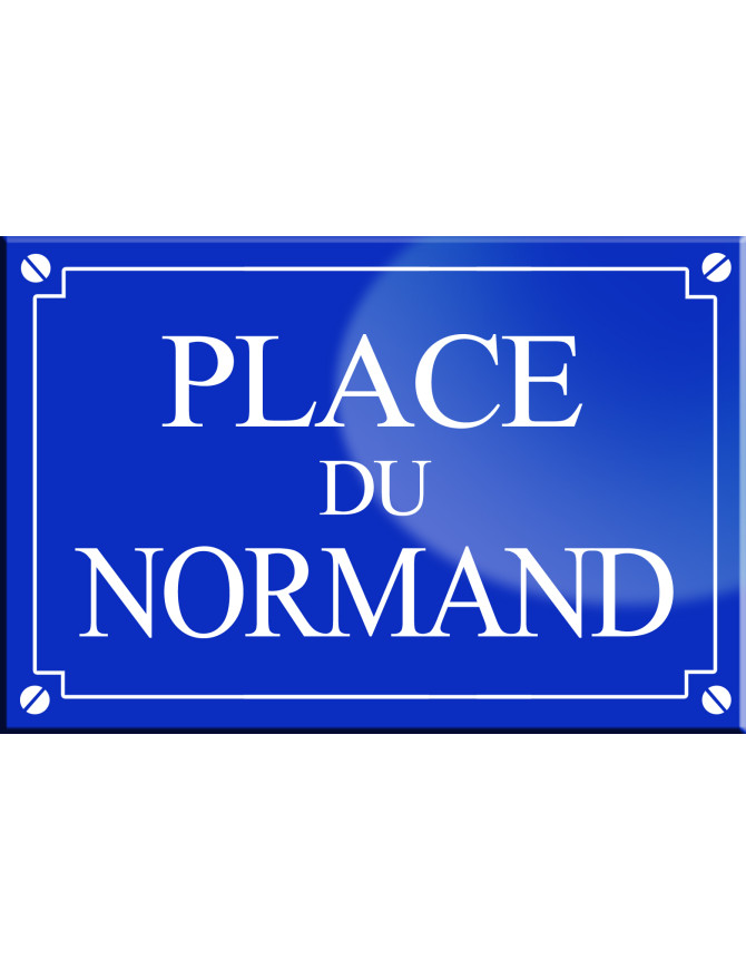 Place du Normand - 20x13,2 cm - Sticker/autocollant Place du Normand - 20x13,2 cm - Sticker/autocollant